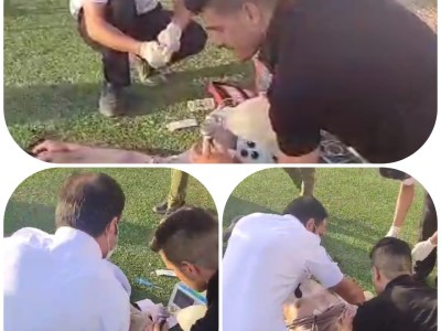 نجات جان ورزشکار دو و میدانی،توسط پزشکیاران آکادمی صنعت مس رفسنجان